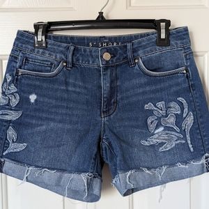 White House Black Market Denim Shorts